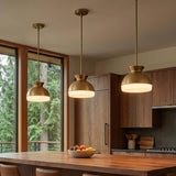 Elody Pendant 10, Brass for Modern home with Warm Wood