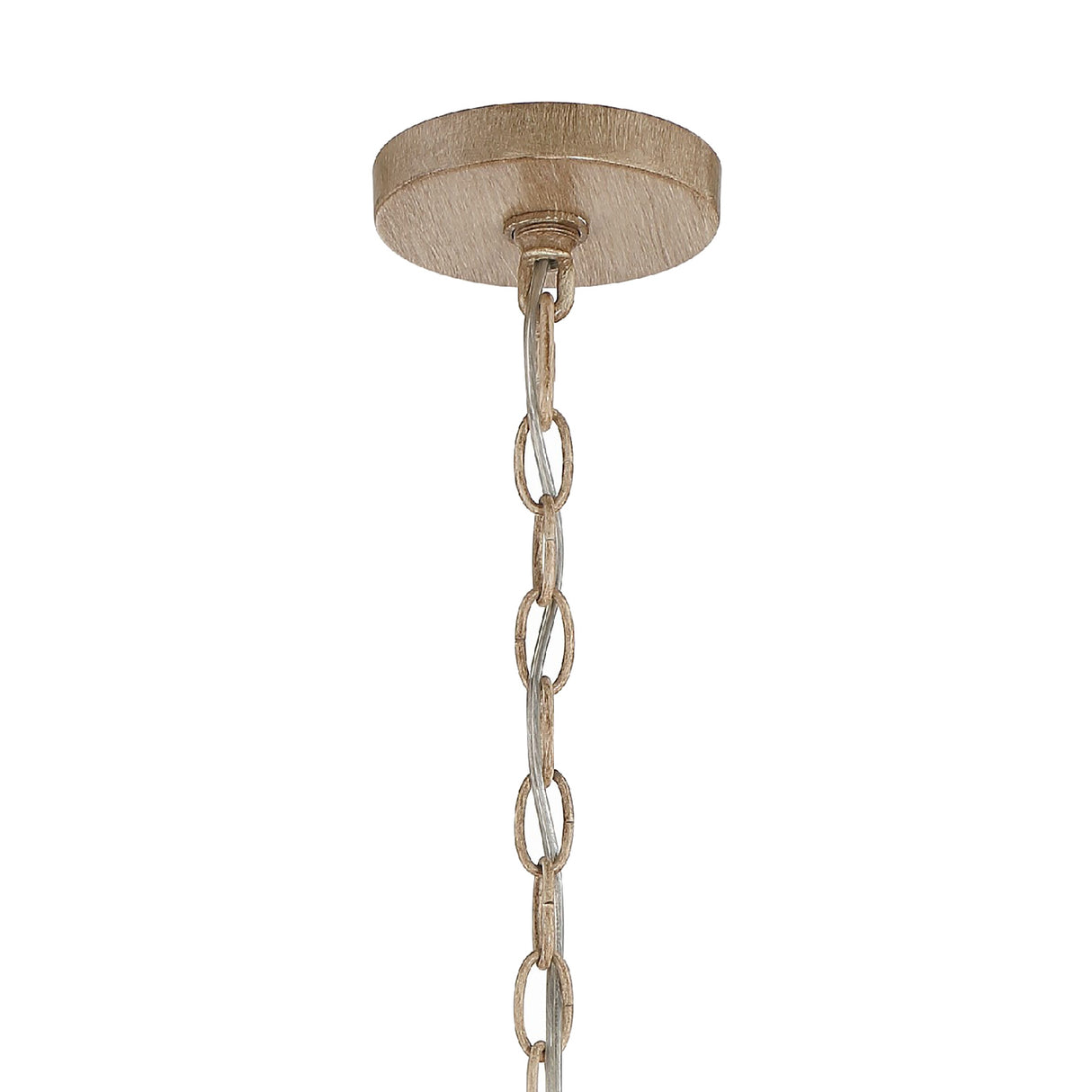 Selma 5 Light Pendant 24”, Jute and Satin Sand