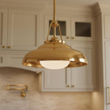 Neville Pendant 14", Polished Brass