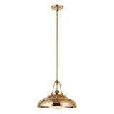 Neville Pendant 14", Polished Brass