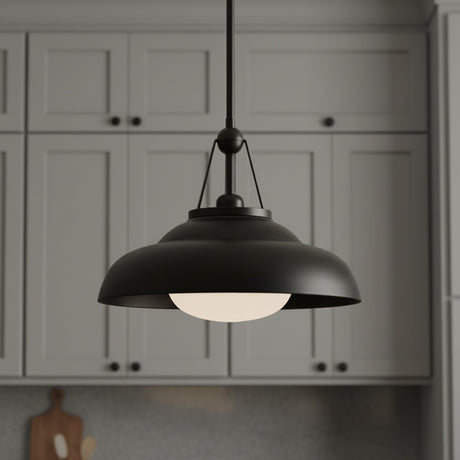 Neville Pendant 14, Urban Bronze for Modern Farmhouse home with Gray Shiplap
