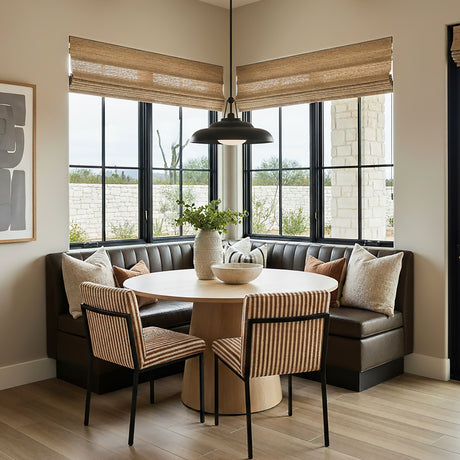 Neville Pendant 20", Urban Bronze for Modern Farmhouse home with Stone Brick