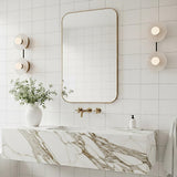 Bren 2 Light LED Vanity, Urban Bronze and Alabaster