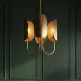 Nico 3 Light Chandelier 15", Antique Brass