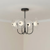 Ivan LED Chandelier 21, Matte Black for Modern home with Neutral Walls
