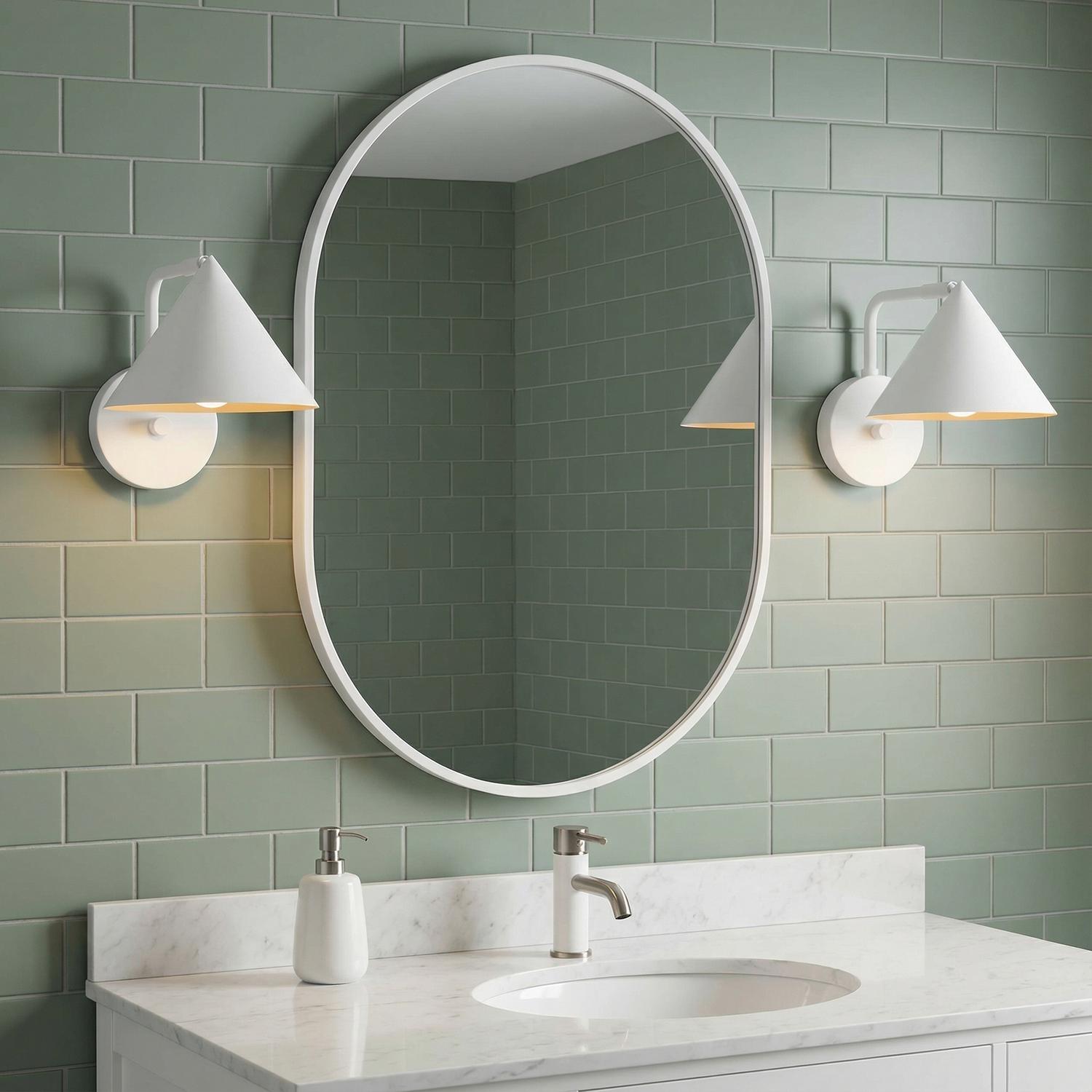 Juno Wall Sconce, White