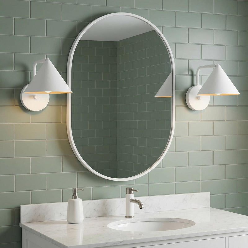 Juno Wall Sconce, White