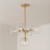 Flynn 5 Light Pendant 18" for Modern home with White Siding