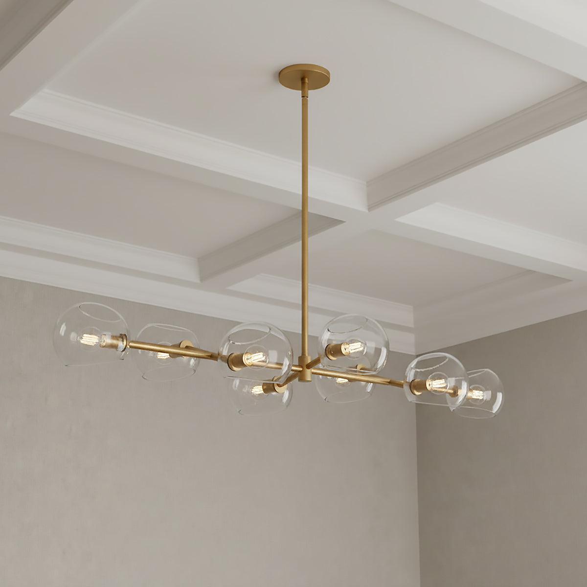 Flynn 8 Light Linear Pendant 48