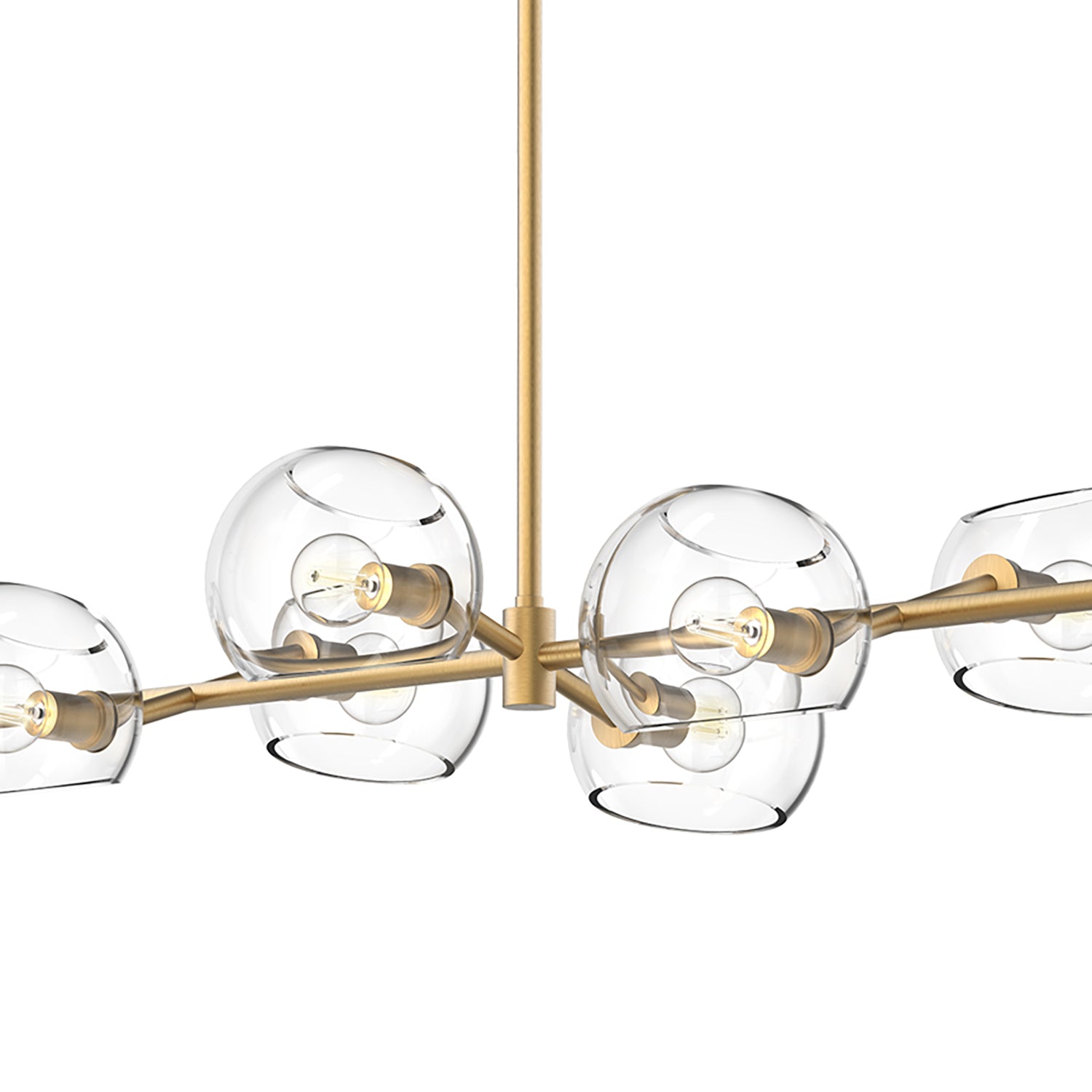 Flynn 8 Light Linear Pendant 48