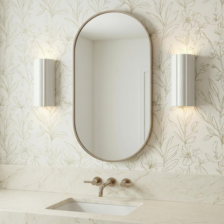 Cora Wall Sconce, Textured White