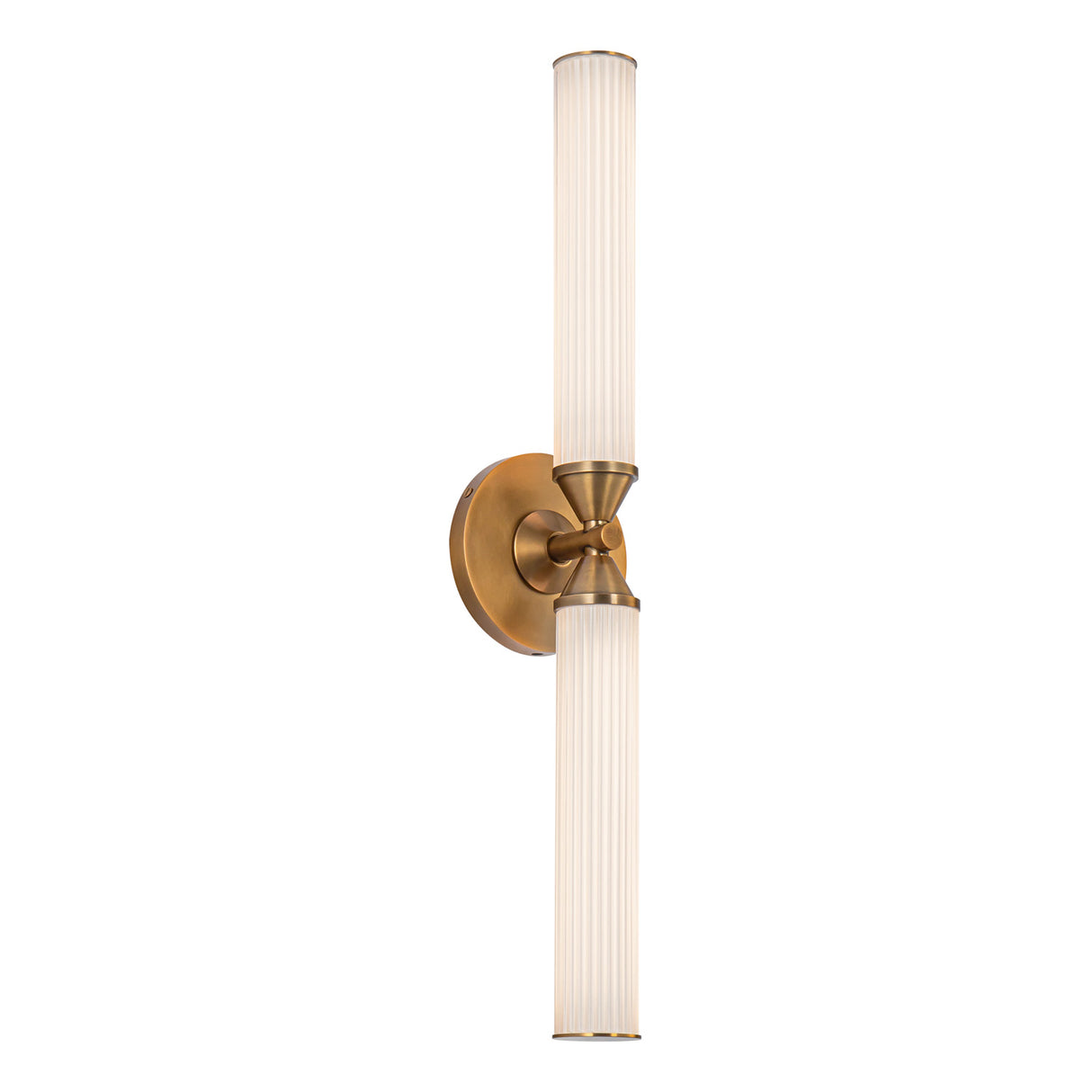 Blain LED Wall Sconce 22", Vintage Brass