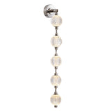 Evelyn LED Wall Sconce 38", Polished Nickel