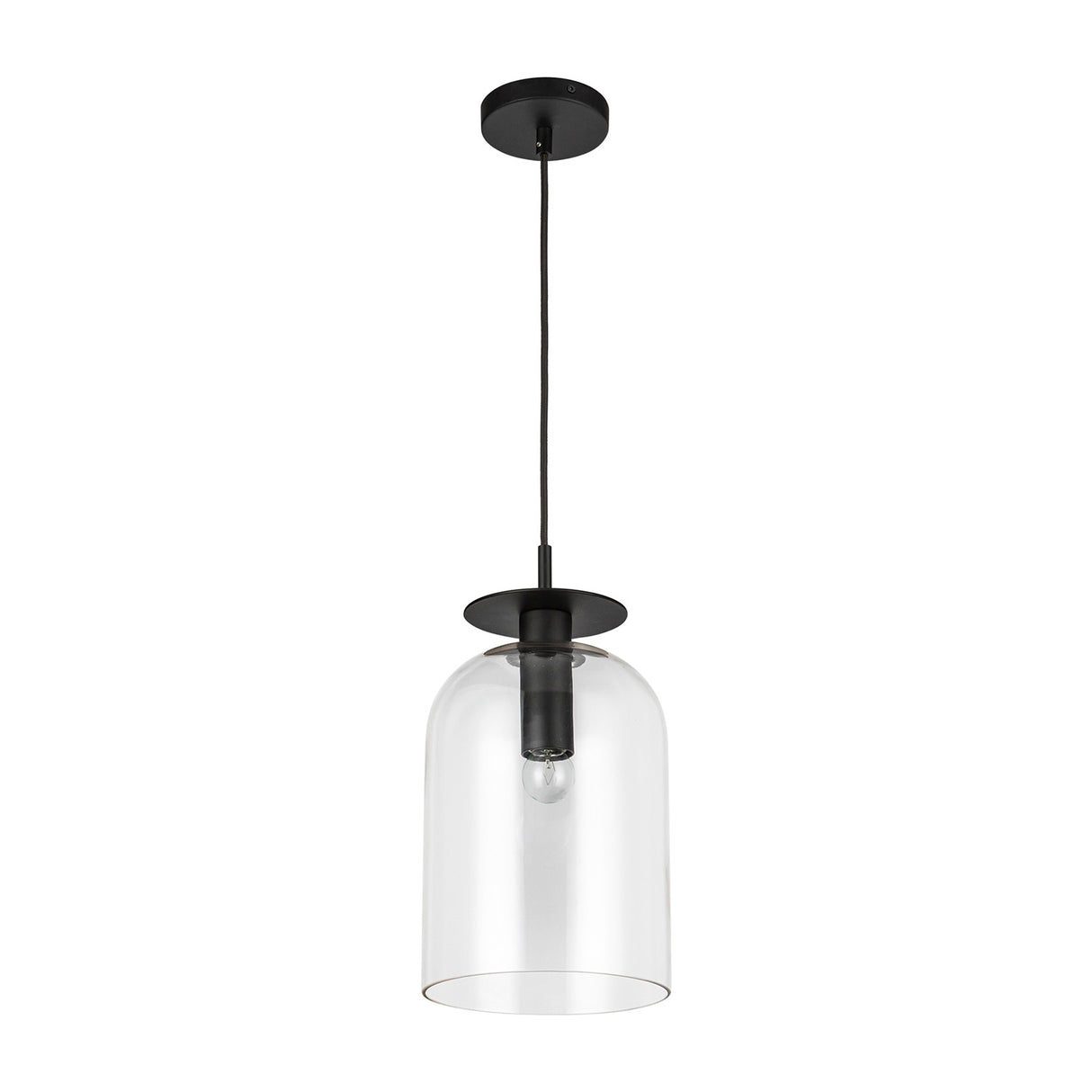 Bella Pendant 8", Matte Black