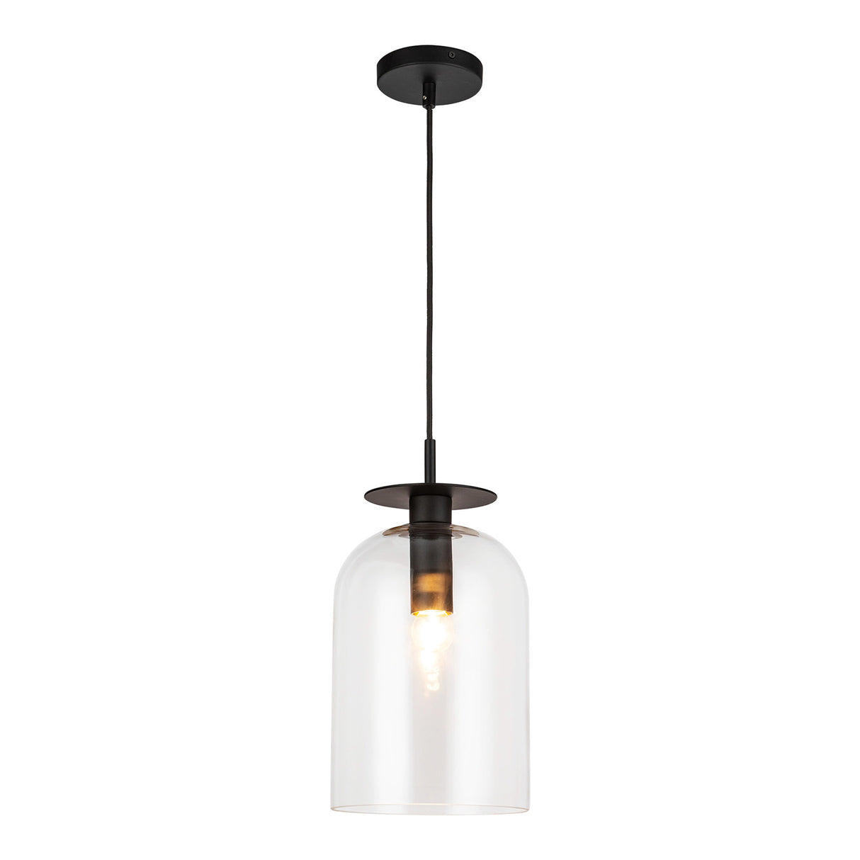 Bella Pendant 8", Matte Black