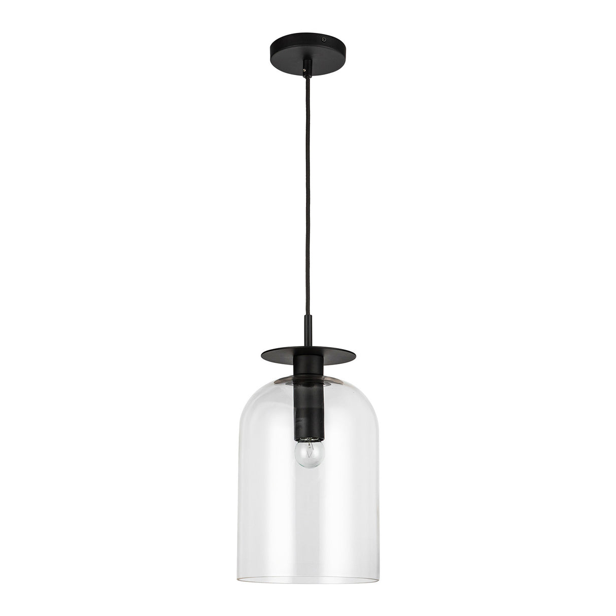 Bella Pendant 8", Matte Black