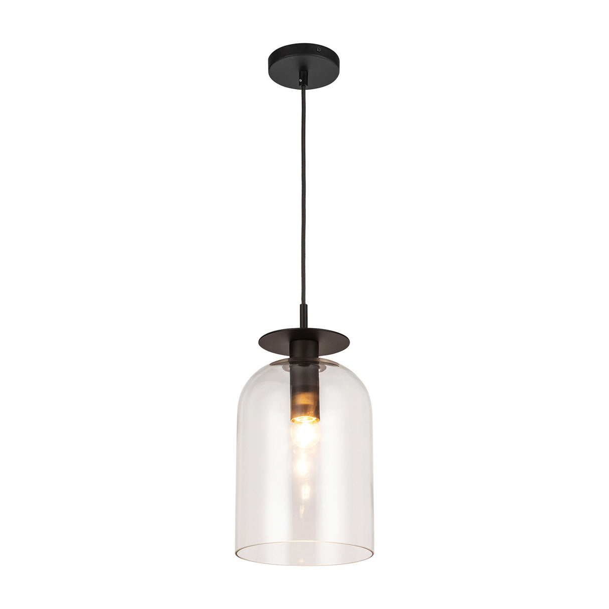 Bella Pendant 8", Matte Black