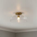 Bella Semi-Flush 12" for Modern home with White walls