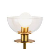 Bella 1 Light Wall Sconce, Brushed Brass