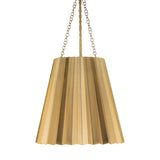 Maris Medium Pendant 16", Antique Brass