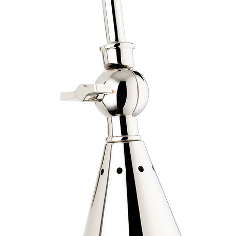 Faye Adjustable Wall Sconce, Polished Nickel