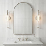 Dessie Wall Sconce 19", Polished Nickel