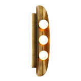 Jen Wall Sconce 24", Brass with Black Accents