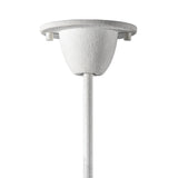 Anita 6 Light Chandelier 37", White Plaster
