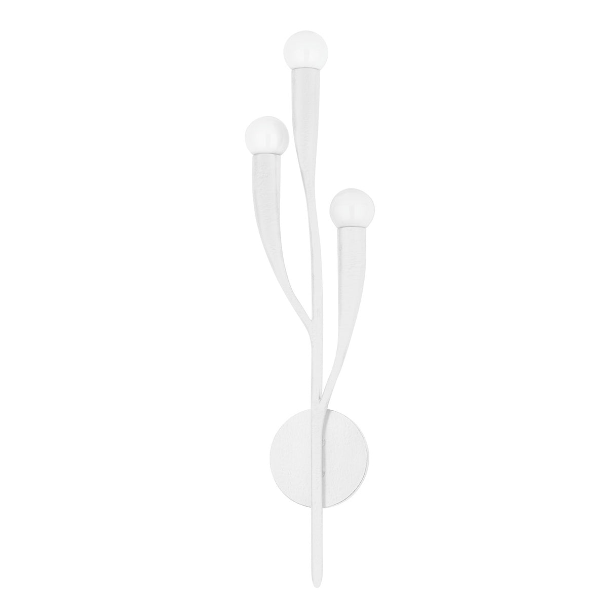Anita Wall Sconce 24", White Plaster