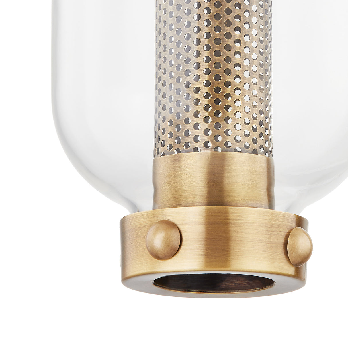 Bennett Outdoor Wall Light, Small 13" Vintage Brass