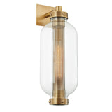 Bennett Outdoor Wall Light, Extra Large 26" Vintage Brass