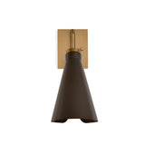 Ralph Swing Arm Wall Sconce, Vintage Brass with Bronze