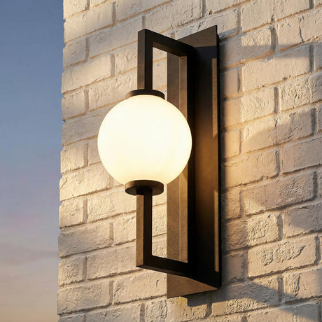 Gus Outdoor Wall Light, Extra Large 29" Textured Black