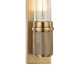 Zeke Wall Sconce, Aged Brass