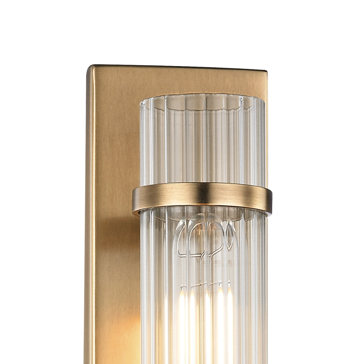 Zeke Wall Sconce, Aged Brass