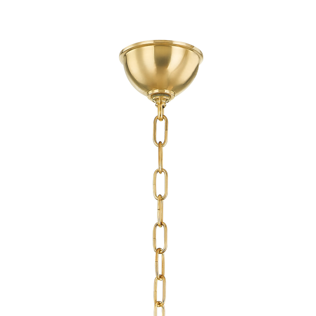 Iris 6 Light Chandelier 34", Aged Brass with Rattan