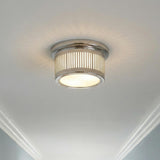 Vann LED Flush Mount 6", Polished Nickel