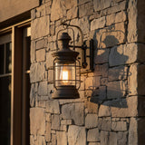 Edgar Outdoor Wall Light, Small 16" Bronze