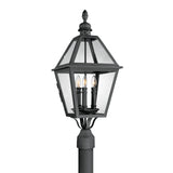 Ashford Outdoor Post Light, Medium 27" Black