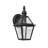 Ashford Outdoor Wall Light, Extra Small 13" Black