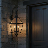 Ashford Outdoor Wall Light, Large 47" Black