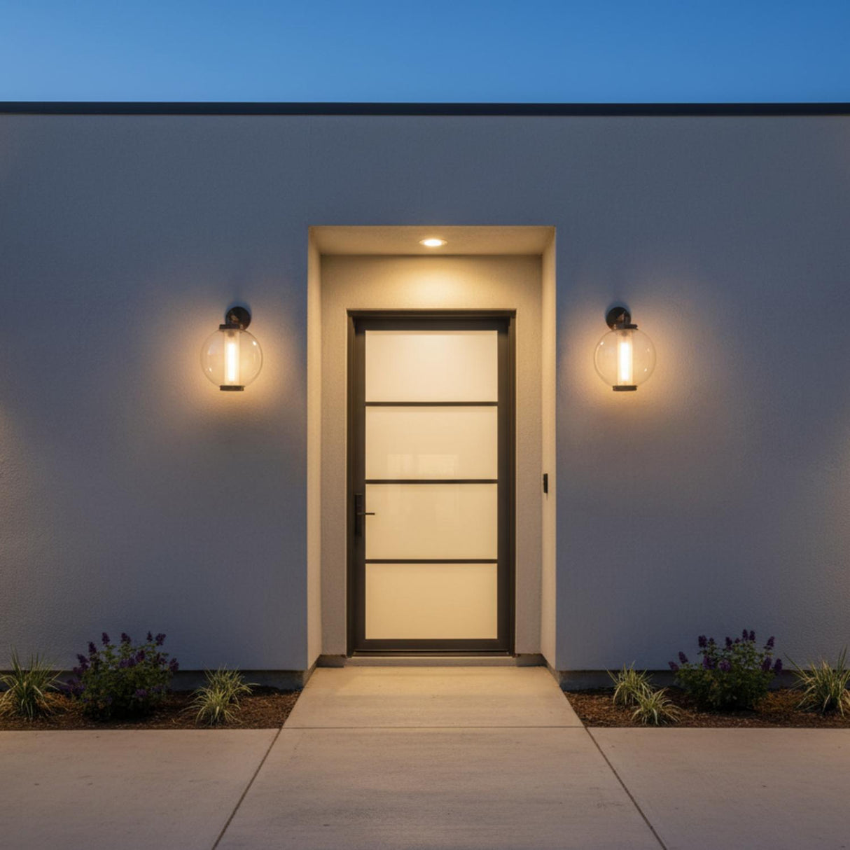 Rogers Outdoor Wall Light, 18" Bronze