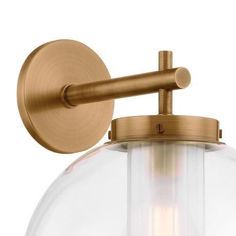 Rogers Outdoor Wall Light, 18" Vintage Brass