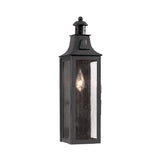 Bedford Outdoor Wall Light, Small 18" Antique Black Iron
