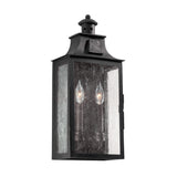 Bedford Outdoor Wall Light, Medium 21" Antique Black Iron