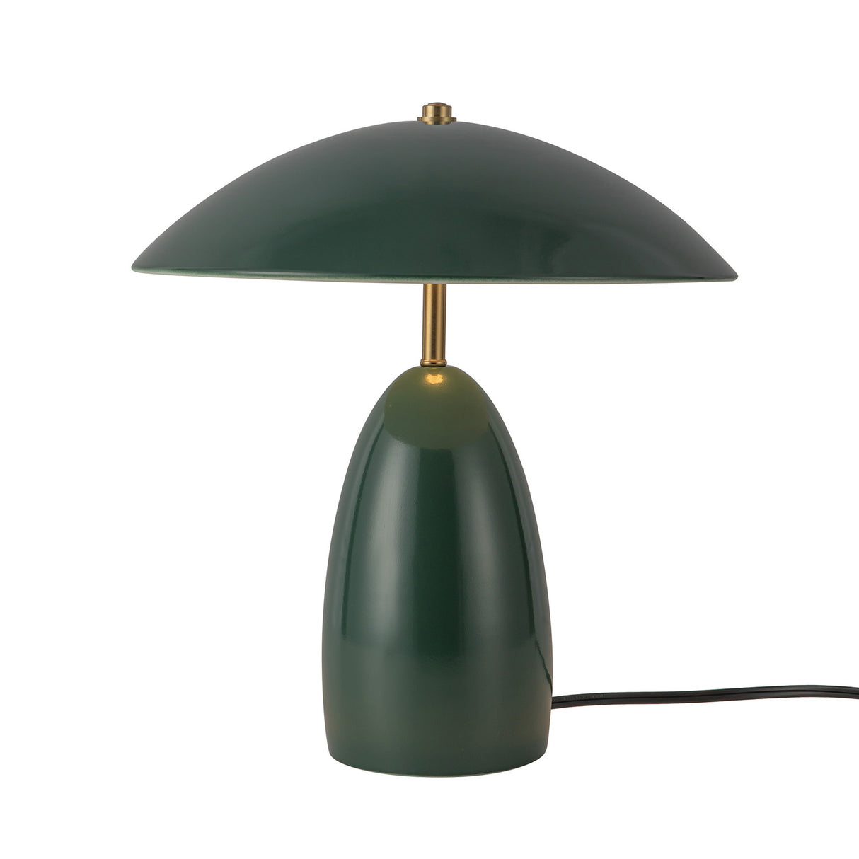 Aubrey LED Table Lamp, Hunter Green