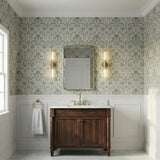 Orion 2 Light Wall Sconce 25", Aged Brass