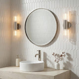 Orion 2 Light Wall Sconce 17", Polished Nickel