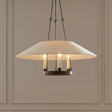 Dawson Pendant 25", Bronze with Linen Shade