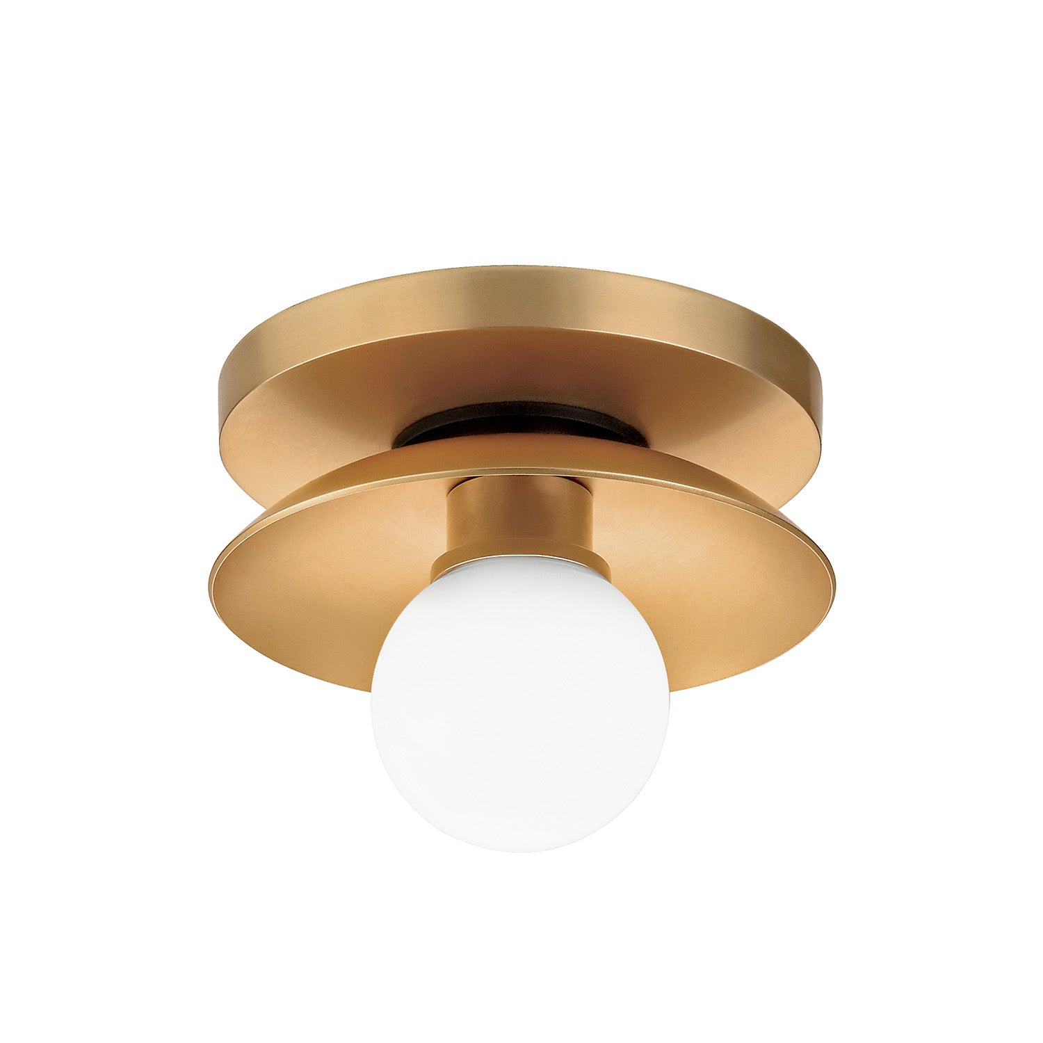 Liam 1 Light Wall Sconce, Aged Brass